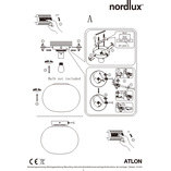 Plafon szklany Alton biały Nordlux | Kup online