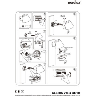 Kinkiet ogrodowy Nordlux Aleria - Nowoczesny design, IP44