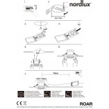 Lampa spot LED Roar - Nordlux, ciepłe światło 3000K