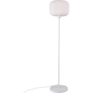 Lampa podłogowa szklana Milford Biała marki Nordlux