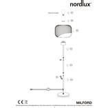 Lampa podłogowa Milford biała - Nordlux | Elegancki design