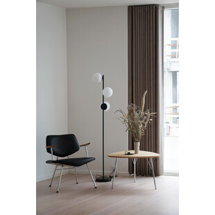 Lampa podłogowa Lilly Nordlux - Szklane Kule, Biały/Czarny