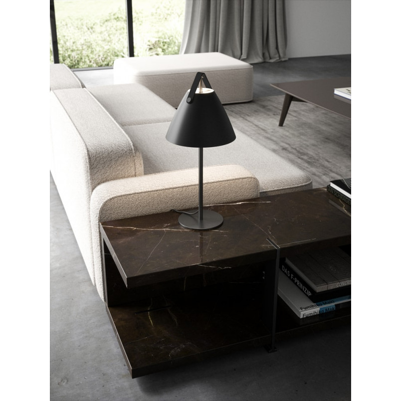 Lampa stołowa Strap czarna | Design For The People | Kup online