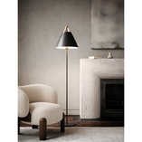 Lampa podłogowa czarna Strap 36 | Design For The People