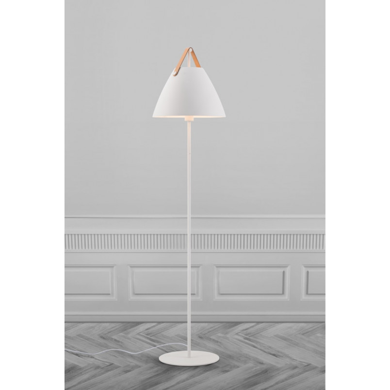 Lampa podłogowa Strap 36 biała | Design For The People