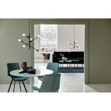 Lampa Wisząca Industrialna Josefine | Nordlux | Czarny Mat / Mosiądz