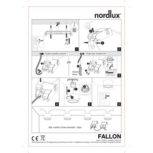 Lampa spot LED Fallon Long Nordlux | Nowoczesny design
