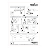 Lampa spot LED Fallon Long Nordlux | Nowoczesny design