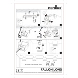 Lampa Fallon Nordlux - Okrągły spot LED czarny | Sklep z oświetleniem