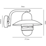 Kinkiet Ogrodowy Nibe Miedziany Nordlux - Lampa E27