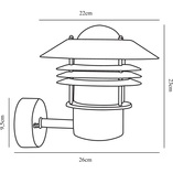 Kinkiet ogrodowy Vejers Nordlux - Lampa zewnętrzna E27 | Salon Lamp