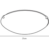 Plafon szklany biały Nordlux 25cm - Eleganckie oświetlenie