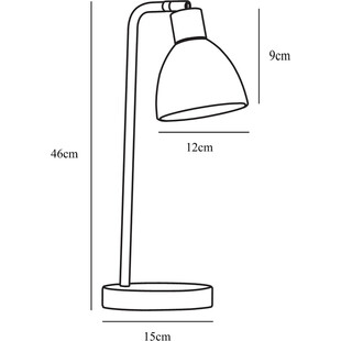 Lampa biurkowa Ray chrom Nordlux - Eleganckie oświetlenie