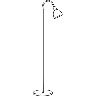 Lampa podłogowa Ray czarna - Nordlux | Nowoczesne oświetlenie