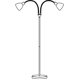 Lampa podłogowa Ray czarna - Nordlux | Nowoczesny design