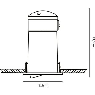 Oprawa Mixit IP23 Nordlux - Stal Szczotkowana | Downlight GU10