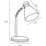 Lampa biurkowa Cyclone biała | Nordlux - Regulowana