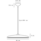 Lampa wisząca Artist | Design For The People | Czarna LED 40cm