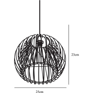 Lampa wisząca Nordlux Chino 25cm - Skandynawski Design