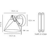 Kinkiet Strap czarny | Design For The People