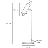 Lampa biurkowa Mib 6 czarna | Design For The People