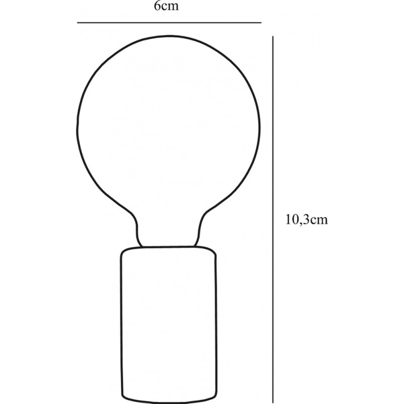 Lampa stołowa czarna Nordlux Siv | Marmurowa podstawa
