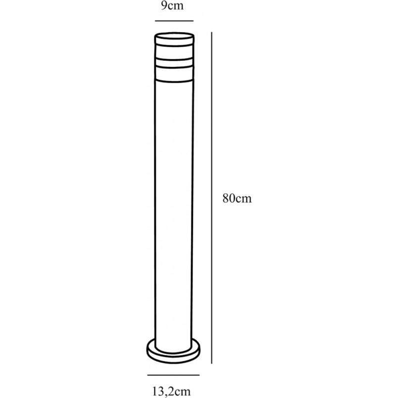 Słupek Ogrodowy Birk 80cm Czarny Nordlux | Oświetlenie Ogrodu