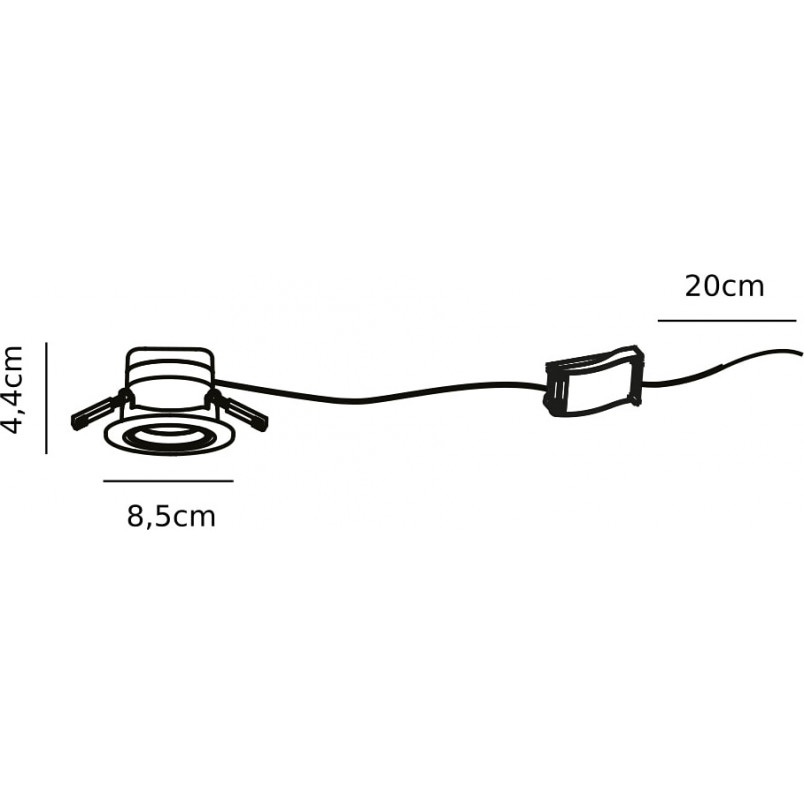 Lampa spot LED Roar - Nordlux, ciepłe światło 3000K