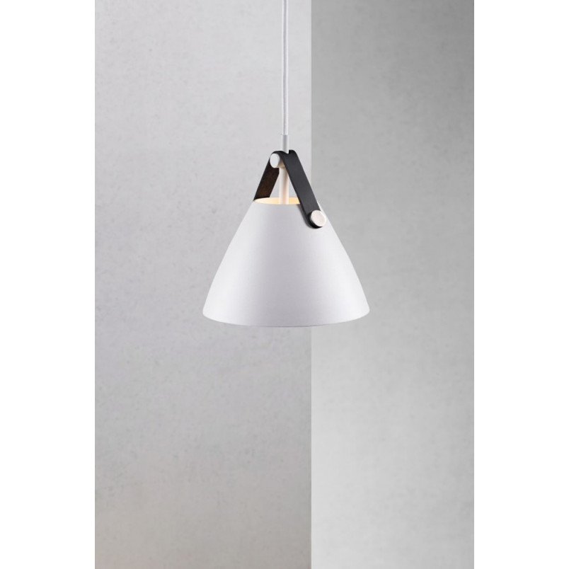 Lampa wisząca Strap biała | Design For The People
