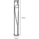 Lampa zewnętrzna Nordlux Concordia | Słupek ogrodowy antracytowy