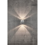 Kinkiet zewnętrzny Nordlux Canto Kubi 2 - Srebrny, LED, IP44