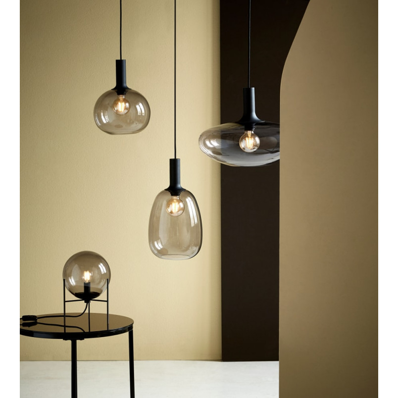 Lampa wisząca Alton czarna Nordlux | Szkło E27