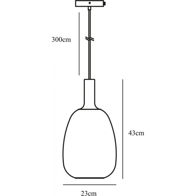 Lampa wisząca Alton czarna Nordlux | Szkło E27