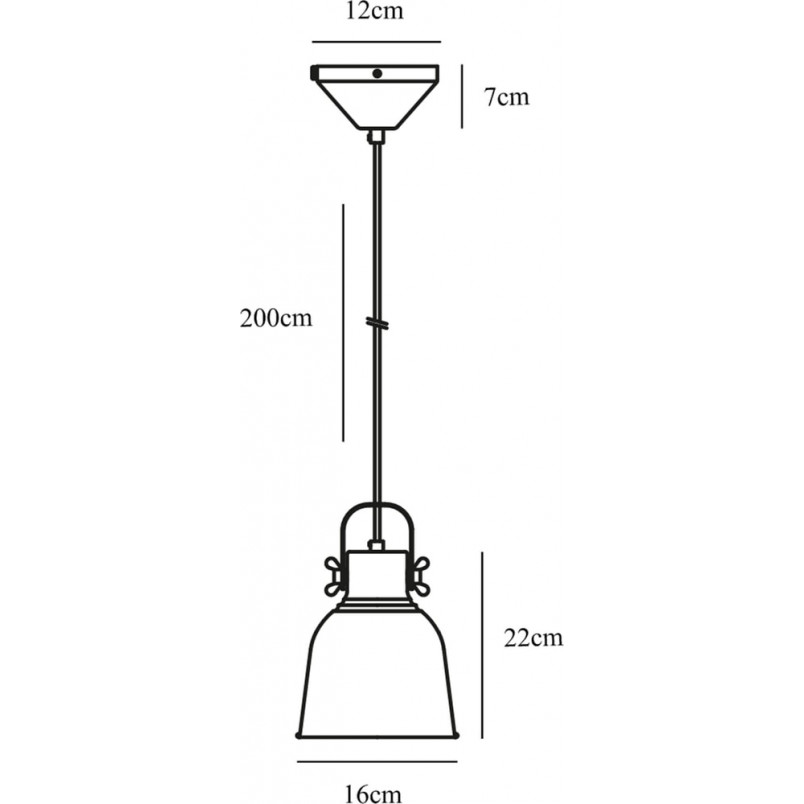 Lampa Wisząca Industrialna Adrian Czarna - Nordlux | Sklep Lamp