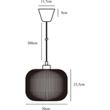 Lampa wisząca Milford biała Nordlux | Szkło, E27