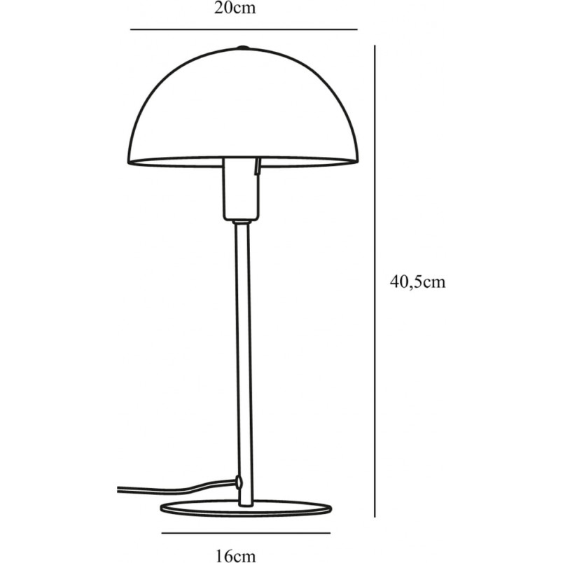 Lampa stołowa Nordlux Ellen czarna - Skandynawski design