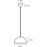 Lampa wisząca skandynawska Ellen biała Nordlux | Kup teraz