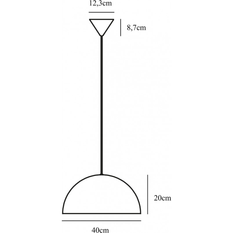 Lampa wisząca Nordlux Ellen | Skandynawska, czarna, E27