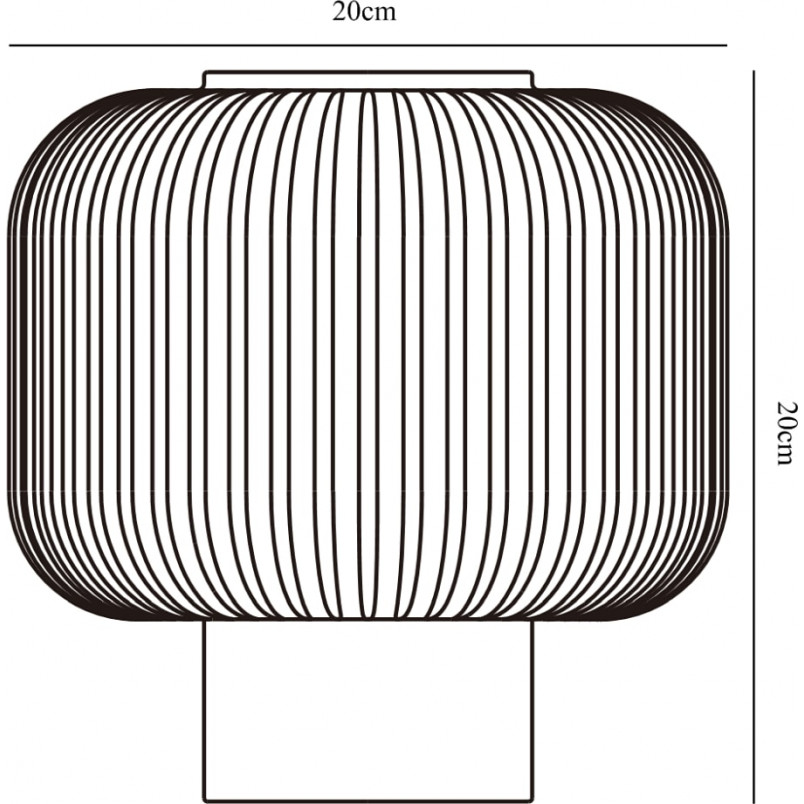 Lampa stołowa Milford | Nordlux | Szklany klosz, styl Japandi