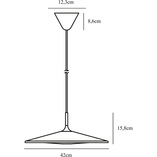 Lampa wisząca Balance czarna LED - Nordlux | Nowoczesne oświetlenie