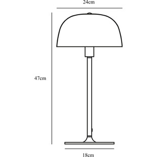 Lampa stołowa Art Deco Nordlux - Mosiądz | Eleganckie oświetlenie