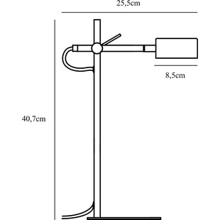 Lampa biurkowa LED Clyde czarna | Nordlux - Nowoczesne oświetlenie