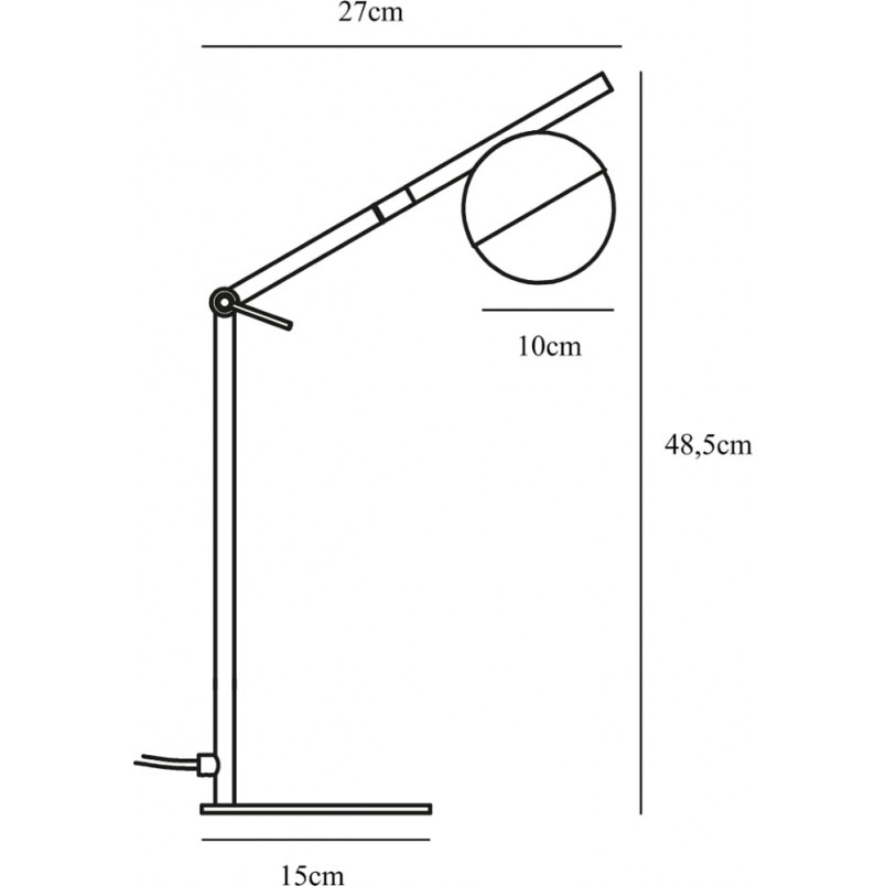 Lampa stołowa szklana Nordlux Contina - Elegancki design