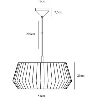Lampa wisząca Dicte beżowa Nordlux | Styl Japandi - Kup teraz!
