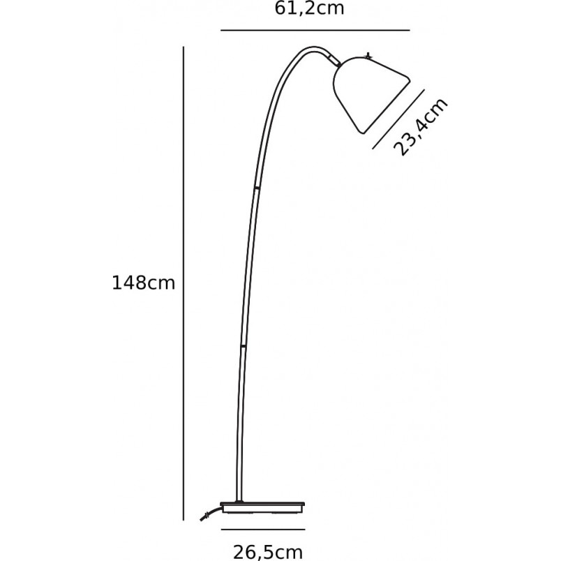 Lampa podłogowa Fleur beżowa | Nordlux - Eleganckie oświetlenie