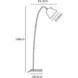 Lampa podłogowa Fleur beżowa | Nordlux - Eleganckie oświetlenie