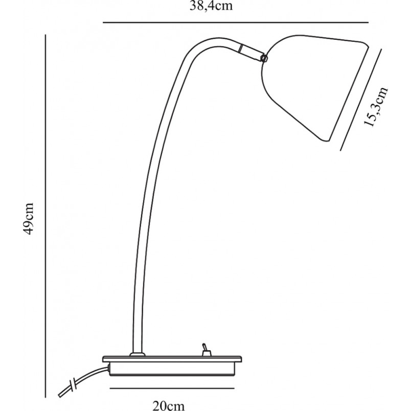 Lampa biurkowa Fleur beżowa Nordlux | Stylowe oświetlenie