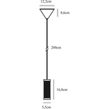 Lampa wisząca Galloway Nordlux - czarna, metalowa, E27