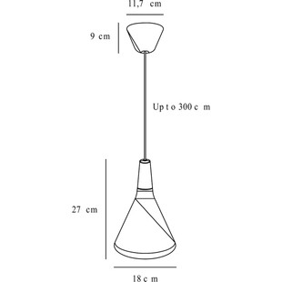 Lampa wisząca Nori czarna | Design For The People