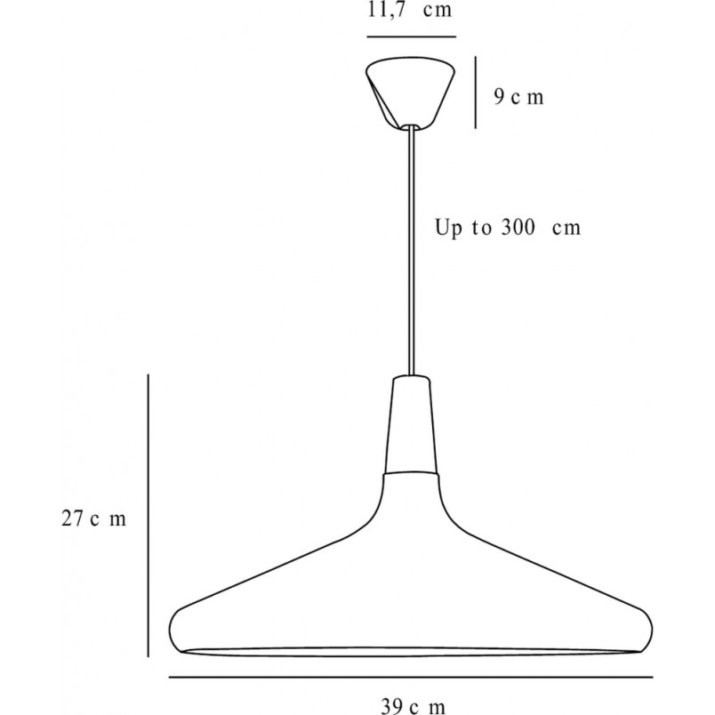 Lampa wisząca Nori czarna | Skandynawski design | Design For The People